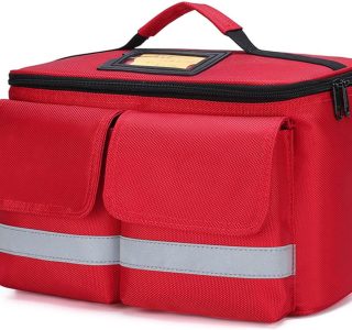 Esquirla Saco de primeiros socorros kit de primeiros socorros saco vazio leve à prova dwaterproof água caso kit de emergência saco de primeiros socorros para, Vermelho