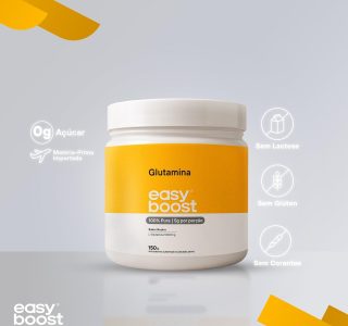 Glutamina Pura Easy Boost L-glutamina Em Pó 150g
