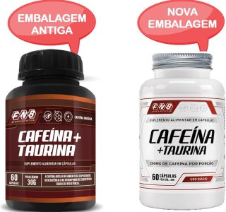 CAFEINA + TAURINA 500MG 60CPS FLORA NATIVA