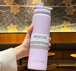 Garrafa Térmica De 304 Aço Inox De Água Manter A Vácuo 750ml (Roxo)