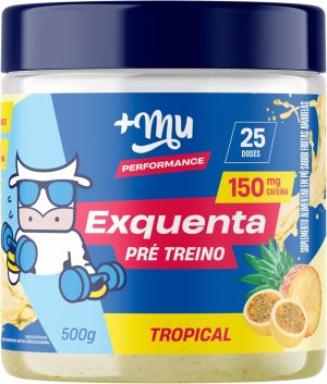 +Mu Pré Treino Exquenta Sabor Tropical – 500g