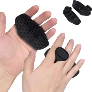 MHSHOP Luva Academia Feminina e Masculina – Grip Crossfit, Luva de Musculação com Protetor Palmar, Antiderrapante, Ideal para Treino, Academia, Crossfit e Exercícios Luvas de Borracha Com Estojo