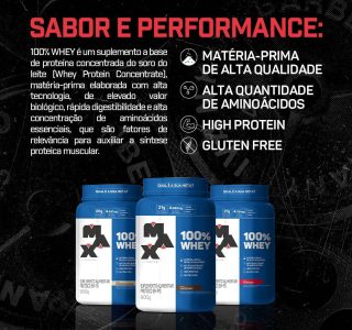 Max Titanium 100% Whey – 900G Baunilha –