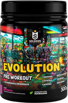 Pré-Treino Evolution Pré Workout 300g – Soldiers Nutrition (Melancia)