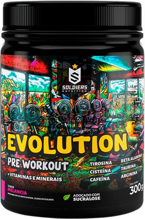 Pré-Treino Evolution Pré Workout 300g – Soldiers Nutrition (Melancia)