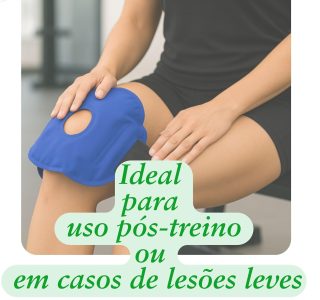 Bolsa Gel Compressa Terapêutica Quente e Fria Reutilizável Alívio de Dores Musculares Inflamações Inchaços para Joelho Ombro