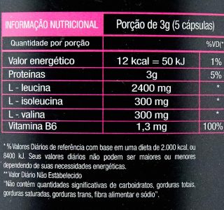 BCAA Femme 8:1:1 60 capsulas Mais Nutrition Aminoacido