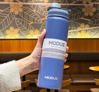 MODUS Garrafa de Água Térmica Inox Esportiva Academia Isolada a Vácuo Aço Inox 750ML (Azul Profundo)