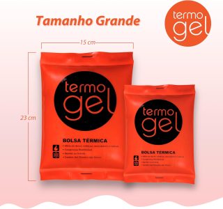 Bolsa Térmica, Termogel, Grande, Laranja