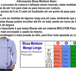 Blusa Moletom Basic MXD Conceito Sem Touca Academia Fitness Casual Lisa Sem Estampa