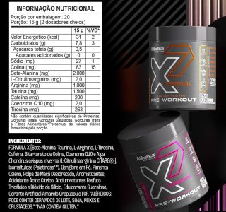 X7 Original Pre-Workout (300g), Citrus Orange & Lemon