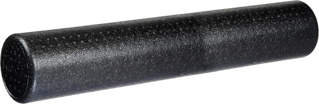 JustGoFit Rolo De Massagem 90cm Preto – Liberação Miofascial, Alívio Muscular, Flexibilidade, Pilates