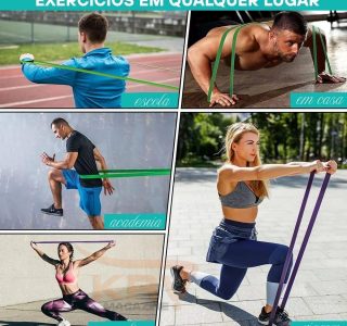 Super Band Elástico Para Exercícios Faixas Para Treinamento de Força e Resistência de Alta Intensidade e Qualidade Premium
