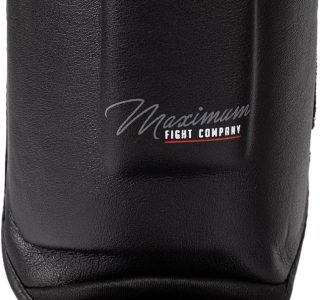 Caneleira de Muay Thai Kickboxing Maximum Classic Black (Par)