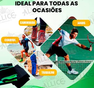 Tornozeleira Ortopédica de Compressão Ajustável – Suporte para o seu Treino e o Dia a Dia!