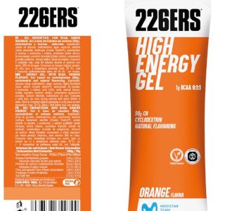 5972 – HIGH ENERGY GEL 76G (BCAA´S NARANJA)