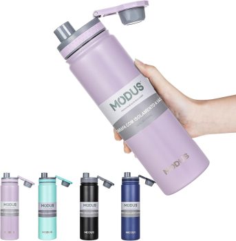 Garrafa Térmica De 304 Aço Inox De Água Manter A Vácuo 750ml (Roxo)