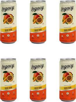 Energético Zero Caloria Manga e Maracujá 355ml – Legacy 6 UN