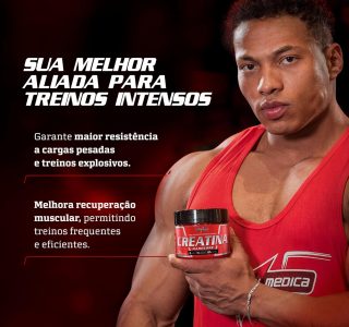 Integralmedica – Creatina em Pó Hardcore 100% Pura e Monohidratada – 300g