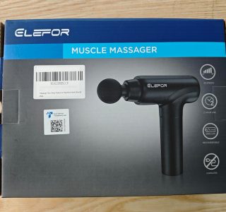 Pistola de massagem de tecido profundo, pistola massageadora de percussão nas costas para atletas pistola de massagem muscular para alívio da dor com 8 cabeças de massagem e 20 velocidades