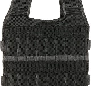 HXBER Carga máxima 15 kg/35 kg colete ajustável peso exercício peso carga pano treinamento de força com 6 kg peso da perna 5 kg peso do braço (vazio)