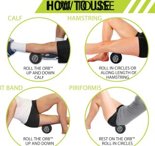 Pro-Tec Athletics Esferas, variam em tamanho e cor, massagem profunda nos tecidos, alívio muscular, isquiotibiais, quadríceps, panturrilha, bola de massagem multidirecional, melhora o desempenho,