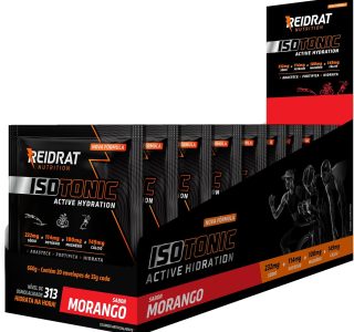 Isotonic Active Hydration – 20 Sachês de 33g Laranja – Reidrat