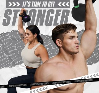 Yes4All Kettlebells revestidos com pó – 4, 6, 8, 10, 12, 14, 16, 20, 24, 32, 40kg