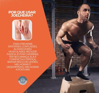 Joelheira 3D Silicone de compressão articulada | Modelo PREMIUM com hastes flexíveis e ajustáveis |DEPARTAMENT STORE (PRETA, GG)