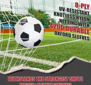 BaseGoal Gol De Futebol, Rede De Futebol, Gols De Futebol Para Quintal, Com Estrutura De Arco, Base De Metal Dobrável E Escada De Agilidade