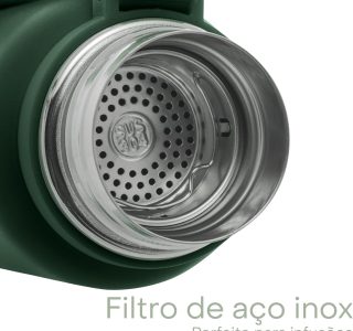 LYOR – Garrafa Térmica de Aço Inox Explorer Verde 650ml