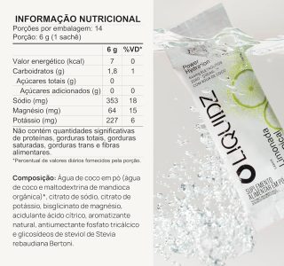 LIQUIDZ – Eletrólitos Sem Açúcares – Sabor Limonada Tropical – Kit 1 Caixa – 14 sachês