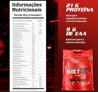 Integralmedica Whey 100% Pure 900G – Baunilha