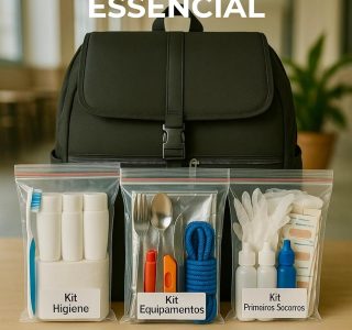 Mochila de Emergência JW, Única com Kit Completo Oficial JW com 53 Itens, Mochila Artesanal Premium, Capacidade 25 litros