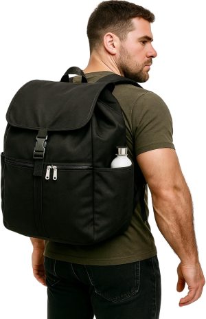 Mochila de Emergência JW, Única com Kit Completo Oficial JW com 53 Itens, Mochila Artesanal Premium, Capacidade 25 litros