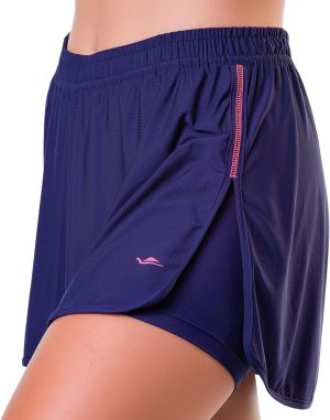 Short Saia Academia Feminino Elite Dry Fit Esportivo em Poliamida Adulto