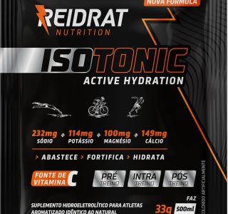 Isotonic Active Hydration – 20 Sachês de 33g Laranja – Reidrat