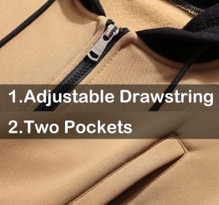 GXAMOY 2 peças de agasalho masculino para corrida e esportes com cordão na cintura