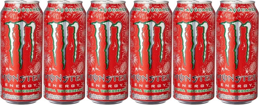 Pack de MONSTER ULTRA WATERMELON LT 473ML 6 unidades