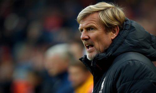 Foto Realista De Treinador De Futebol Soccer Em Atividade Durante Jogo Orientando Ou A Beira Do Gramado. Ambiente Realista. 1